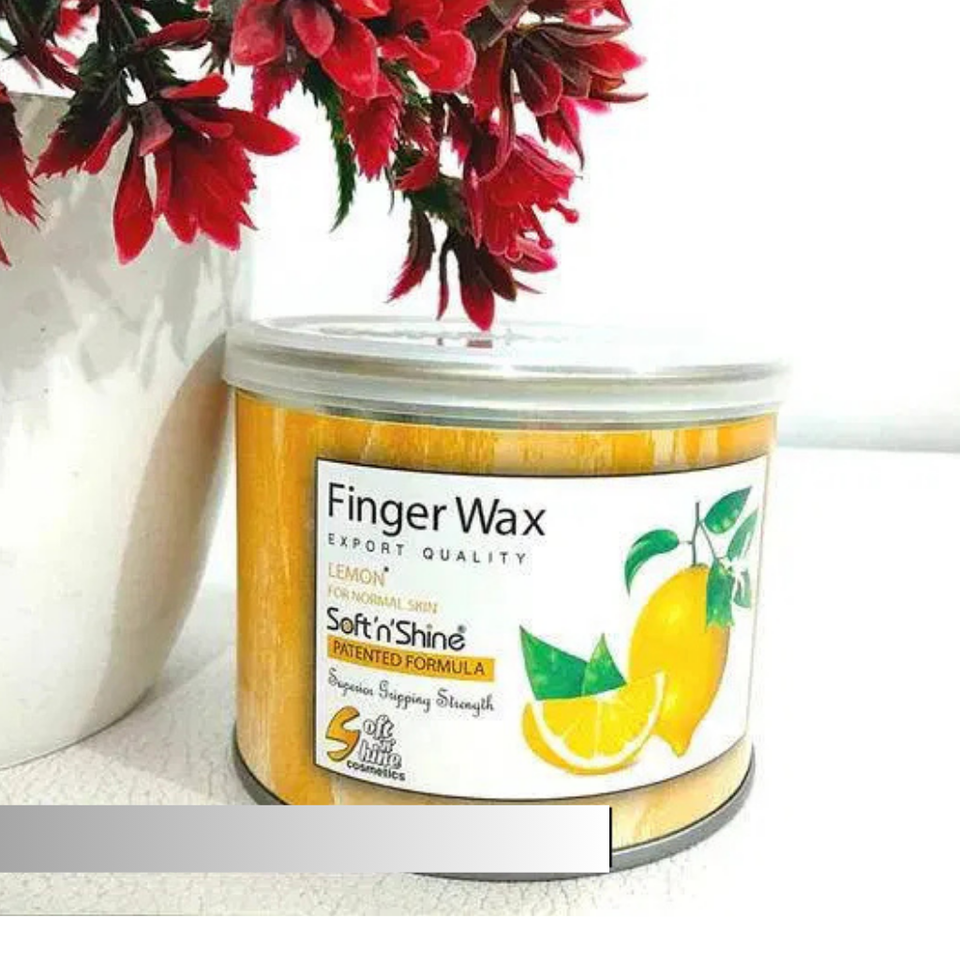 250g Soft n Shine Finger Wax, Lemon