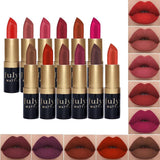Vibrant Multicolor Lipstick Set - 12 Pcs with Bold Coverage