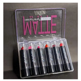 6 Pcs Moisturizing Matte Lipstick Set - Shades of Red