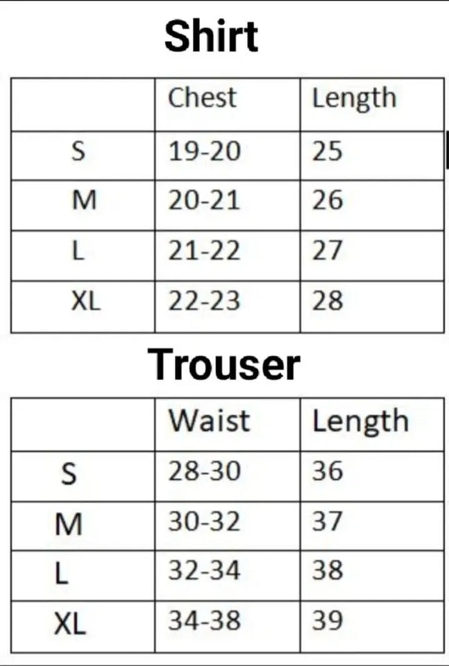 Men's Micro Fabric Plain Track Suit - 2 Pcs Set (Shirt & Trouser) in Black