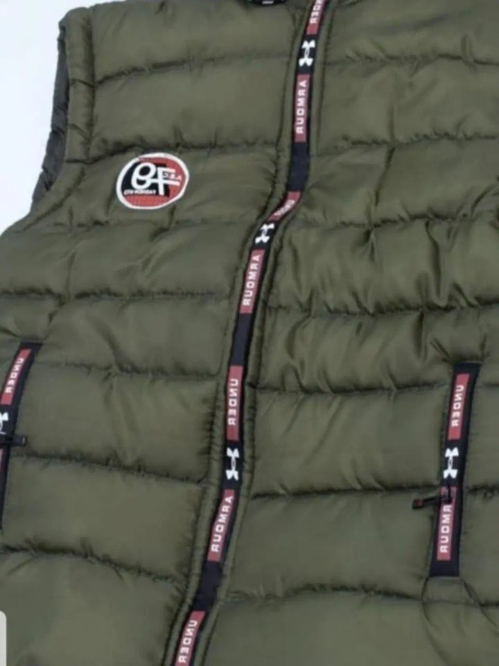 Men's Parachute Sleeveless Jacket - 1 Pc Hooded Neck Design