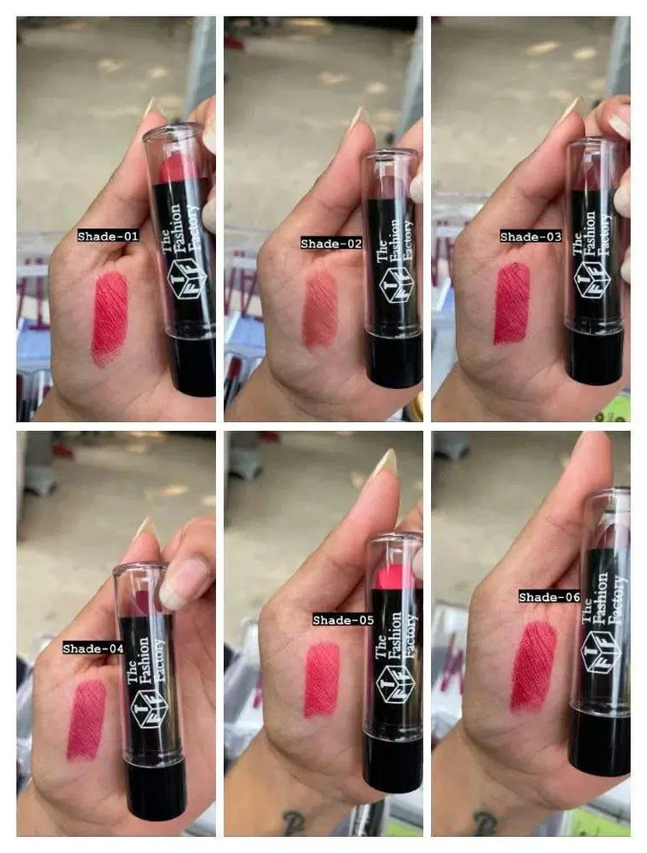 6 Pcs Moisturizing Matte Lipstick Set - Shades of Red