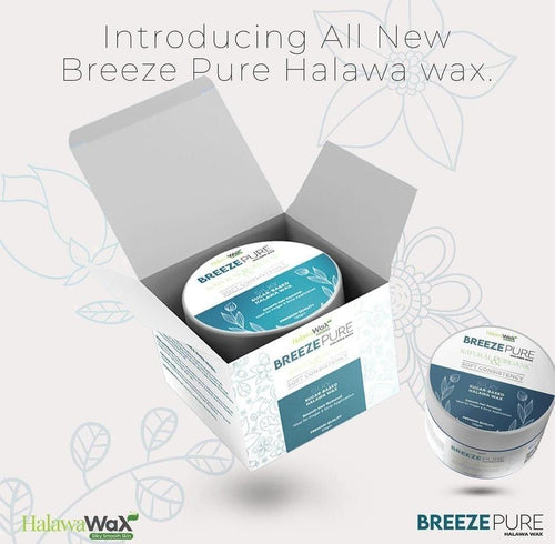 Breeze Pure Halawa Wax - Simple & Convenient Hair Removal Wax for Smooth, Painless Skin - 1 Pack