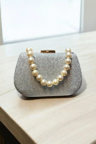 Exquisite Women's Fancy Clutch - 1 Pc in Silver and Golden