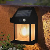 Solar Motion Sensor Outdoor Wall Light