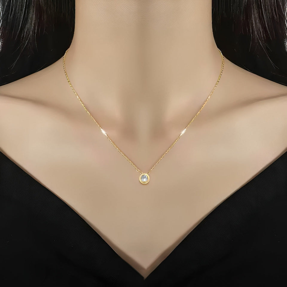 Beaded Design Gold Plated Artificial Stones Pendant