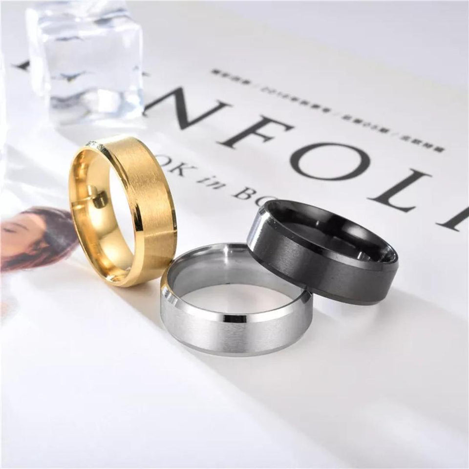 Stunning 3 Pcs Adjustable Gold Plated & Silver Plated Band Rings - Unisex Unique Design
